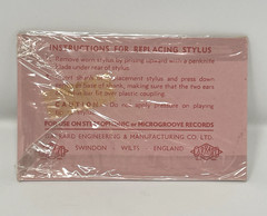 Vintage Garrard Diamond Stylus For Garrard Types G C E 12 Series Sealed