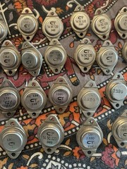 LOT of 35 Vintage Clevite Transistors