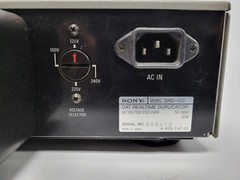 Vintage 1980s Sony DRD-100 DAT Digital Audio Tape Duplicator (Powers On, Ejects)