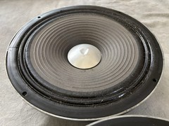 Pair of JBL D123 12” Signature Speakers 16 Ohm James B. Lansing for Repair