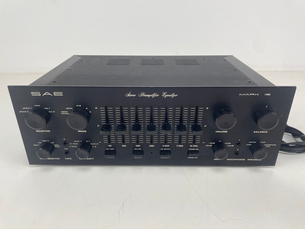 SAE – Mark 1B – Stereo Preamplifier Equalizer