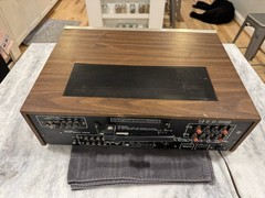 Vintage Nikko 5055 Stereo Receiver Silver Face Works Missing Buttons Part Repair