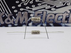 3x Ohmite 995-3A 500Ohm 3W Ceramic Wirewound Resistors NOS
