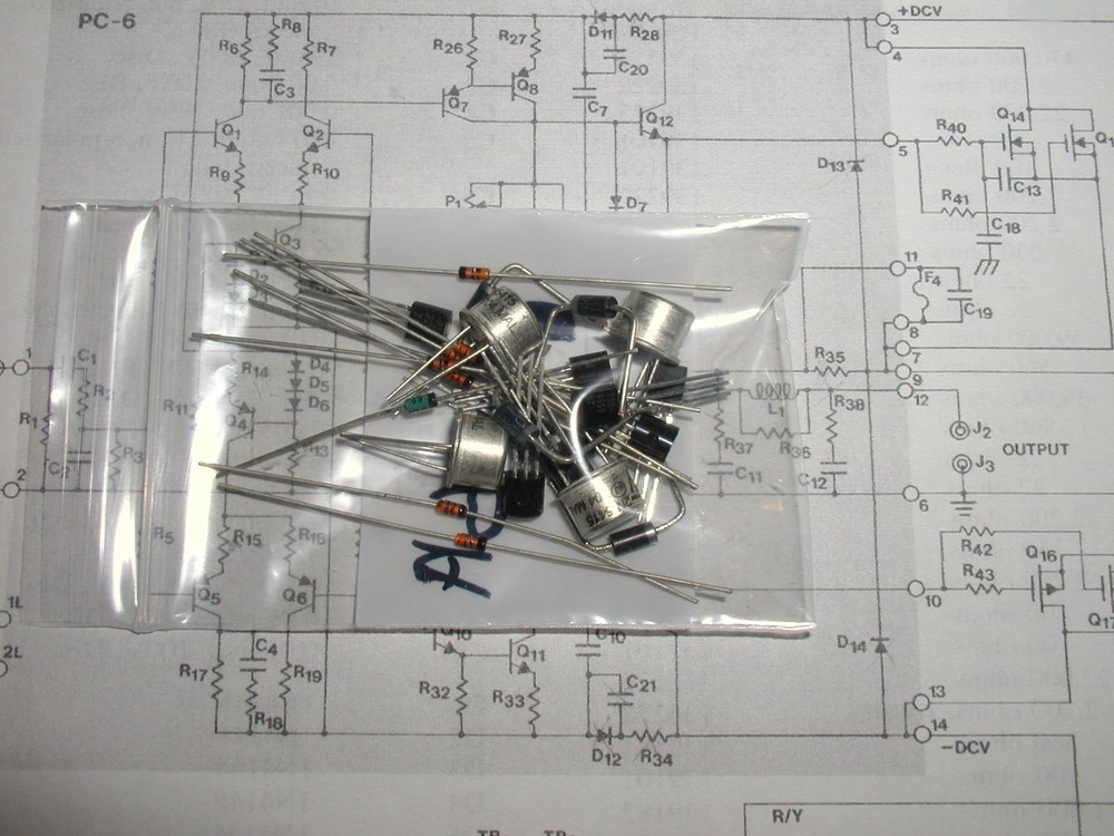 HAFLER DH-220 DH-500 P-225 P-230 PC-19 REPAIR KIT