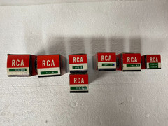 RCA Tubes 6L6G, 6F6G, 12BQ6/12CU6, 6F5G, 1B3GT, 25CD6GB (lot of 7)