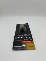 Radio Shack Gold Series TV Coaxial Cable Coupler 278-304 New Sealed