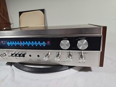 SHERWOOD S-7100A RECEIVER PROFESSIONALLY SERVICED REAL WOOD CASE VIDEO INCLUDED
