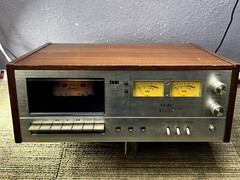 Vintage TEAC A-150 Dolby System Stereo Cassette Tape Powers For Parts 734104