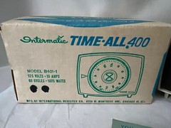 Vintage Intermatic Time-all 400 Lamp & Appliance Timer Model 8401-1 in Box
