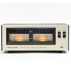 Realistic APM-200 (Model 42-2102) Vintage 1980s Analog Stereo Power Meter