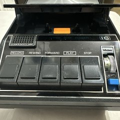 Vintage GE Portable Cassette Tape Recorder Model 3-5120 For Parts Repair