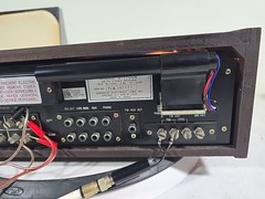 SHERWOOD S-7100A RECEIVER PROFESSIONALLY SERVICED REAL WOOD CASE VIDEO INCLUDED