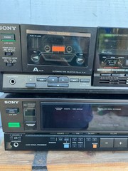 SONY STR-AV480 & Sony TC-WR730 with EPI Series II Speakers Set Vintage
