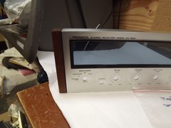 pioneer sx 525 receiver part Front Face Cover w/ screws