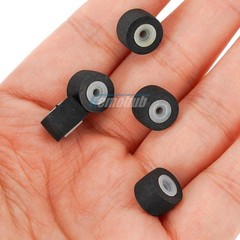 NEW 10.5×7.2x2mm Tape Recorder Pinch Roller Wheel Rubber Pressure Belt Pulleys