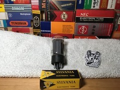 1 x NOS Sylvania USA 5881 SideGetter PowerAudioTube ~ 6L6WGB Grail Fender/Tweed
