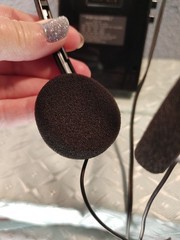 Realistic AM FM Stereo Mate With Sony Headphones. Tested Both Tape & Radio Work