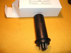 RCA 6L6 Metal Vacuum Output Tube Tested good on Hickok 580A & B&K 707