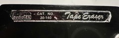 Audiotex 30-140 Tape Eraser GC Electronics Works per orig owner, untested by me