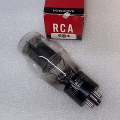 RCA 6B4G Dual Flat Plate Power Vacuum Tube Amplitrex Tested New In Box 120%
