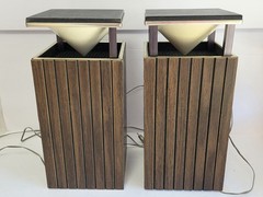Vintage Omni Directional Sound Speakers Unbranded For Parts Or Repair