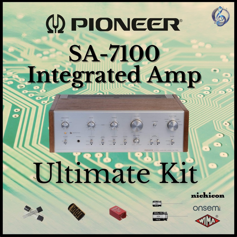 Pioneer SA-7100 Integrated Ultimate Upgrade Kit Genuine Parts Restoration