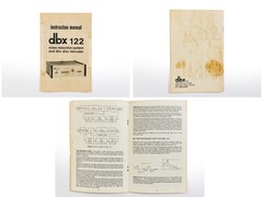 DBX MODEL DBXII 122 ORIGINAL 1970’s WORKS TESTED Silver Face Wood Case Vintage