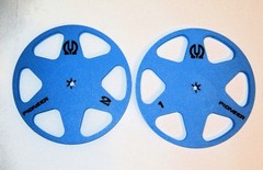 Pioneer 7″ Plastic Blue Empty Tape Reel For Reel Tape Recorders 1/4″ Set of 2