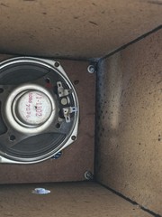 Vintage Omni Directional Sound Speakers Unbranded For Parts Or Repair