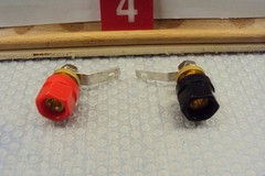 POLK AUDIO RT35 Red & Black Speaker Input Terminals. Tested