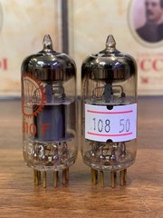 2 Tubes E810F D Getter 45* (7788/ CV5809) Valvo-Test like Nos 100%-Matched pair