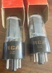 Matched Pair 6W6GT NOS RCA Black Plate Beam Power Tubes