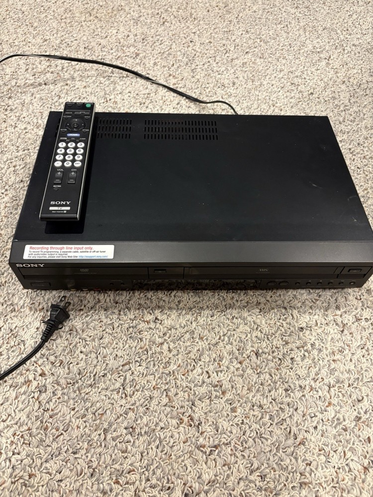 Sony SLV-D380P DVD VHS Combo Player Recorder VCR with Remote – Tested & Works