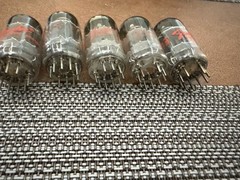 Vintage Fender Special Design Pre Amp Tubes 7025 12AT7 Tested