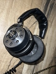 Vintage Sound Design Brown Model 335 Stereo Headphones Tested & Working 1/4 Jack