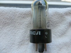 Radio rectifier tube RCA 5Y3 GT made in United Kingdom Tests over new/results
