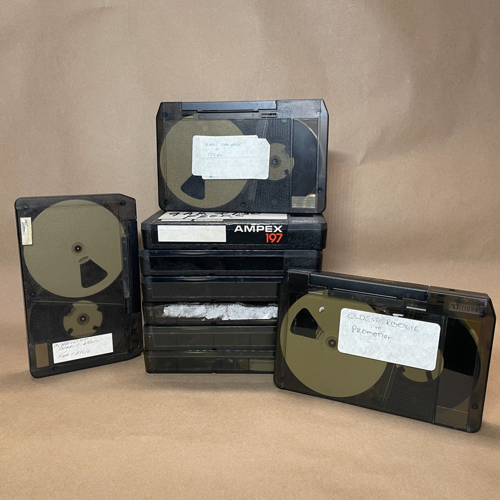 Sony U-matic Video Cassette Tapes Lot of 9 Various broadcast TV Charlie Brown?
