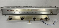 PIONEER SX-1050 Receiver DIAL PANEL w/Blind Sash Meters, Lenses & 4-Light Panel