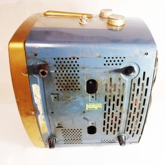 1957 RCA VICTOR DELUXE 14″ PD-8054 Retro Atomic Portable TV • Prop Parts Repair