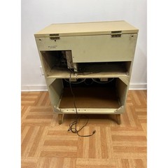 Vintage Zenith High Fidelity Record Player Console Mid Century Modern Cabinet 50