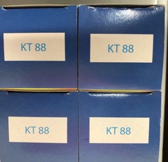 (4) Apex or TAD Matched JJ Electronic KT88 Power Tubes for Audio Research