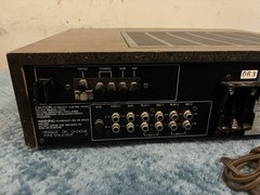 MITSUBISHI DA-R15 VINTAGE 2 CHANNEL STEREO AM FM RECEIVER WOOD CABINET NICE