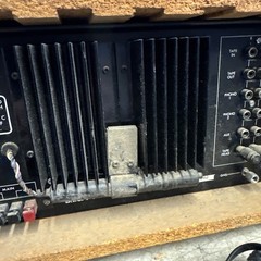 1970s Luxman BIC LUX 71/2R Receiver monster Stereo Audiophile w/ Wood Cabinet