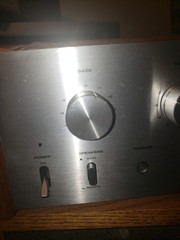 Vintage Technics SU-7100, 35W Stereo Amplifier, 1978 For Parts Or Repair