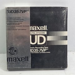 Maxell UD35-7VP 7″ Reel to Reel Recording Tape 1800ft Factory Sealed Vintage NOS