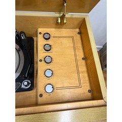 Vintage Zenith High Fidelity Record Player Console Mid Century Modern Cabinet 50