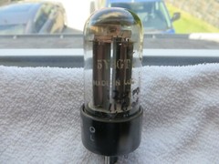 Radio rectifier tube RCA 5Y3 GT made in United Kingdom Tests over new/results