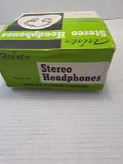 Vintage Arista Stereo Headphones. #301 Made In Japan. Untested.