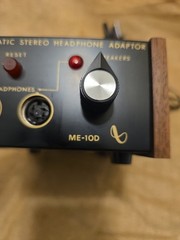 Infinity Electrostatic Headphones 1077 & Power Supply ME-10D UNTESTED ES-1