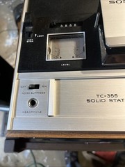 Sony TC-355 Reel To Reel Stereo 1/4″ Tape Recorder Parts Only